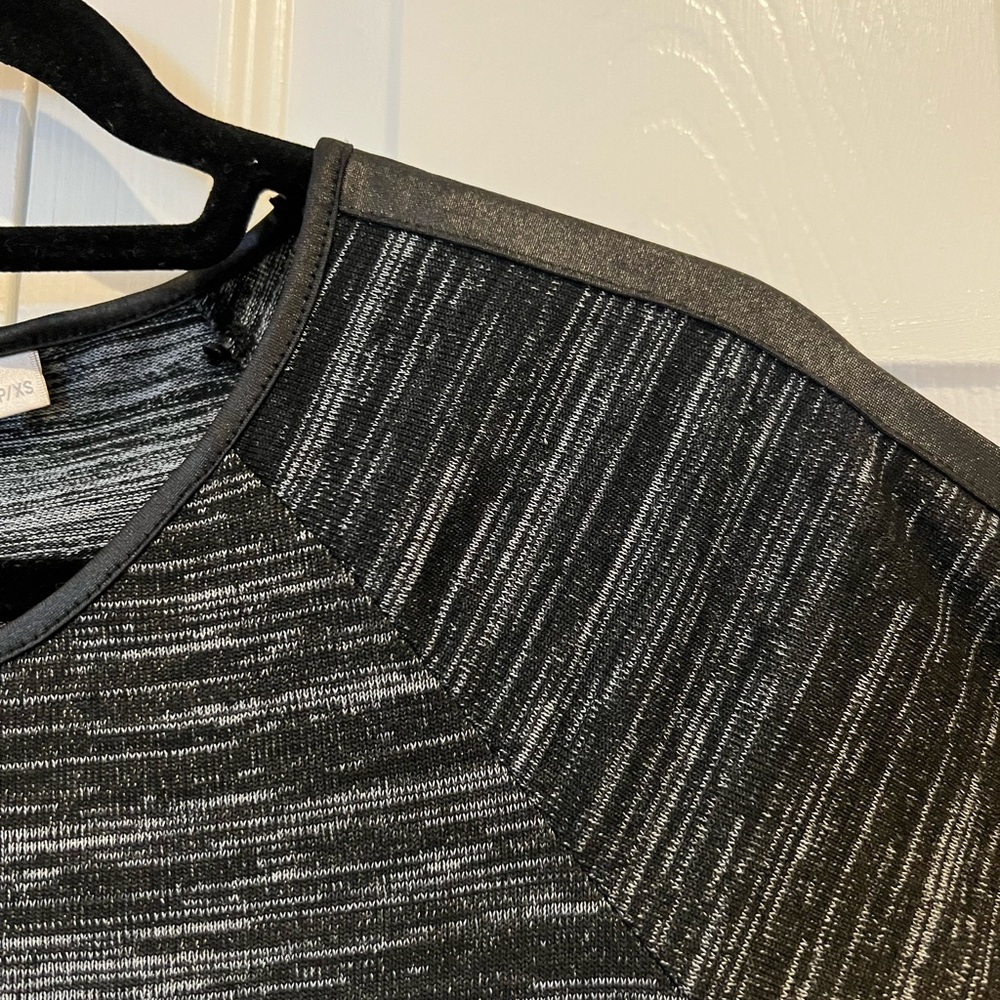 Twik Charcoal and Black 3/4 Sleeve Dress XS - Picture 5 of 7